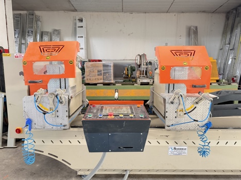 İş Makineleri, Kesme Makinaları (Pvc), Alüminyum Makinaları, Sezermak Alüminyum Çift Kafa Kesim Makinası Bursa