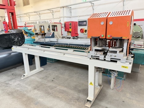 İş Makineleri, Kaynak Makinaları (Pvc), Pvc Makinaları, Anadolu Makina Pvc Çift Kafa Kıl Kaynak 3 Metre Bursa