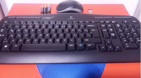 Bilgisayar, Klavye ve Mouse, Kablosuz Klavye Mouse, Logitech Kablosuz Unifying K330 Klavye M180 Mouse