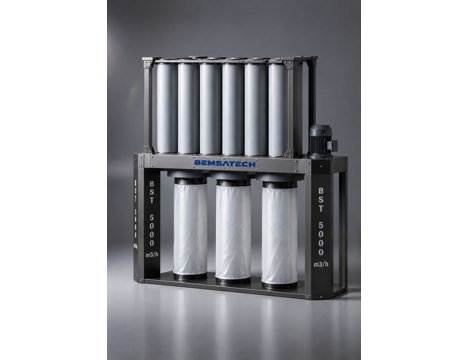 İş Makineleri, Toz Emiciler, Bemsatech, Ttp 6500 M³/H Endüstriyel Toz Emme Sistemleri