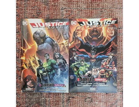 Kitap, Dergi, Çizgi Romanlar, Justice League Darkside Savaşı , Çizgi Roman , Justice League: Darkseid Savaşı 2 Cilt