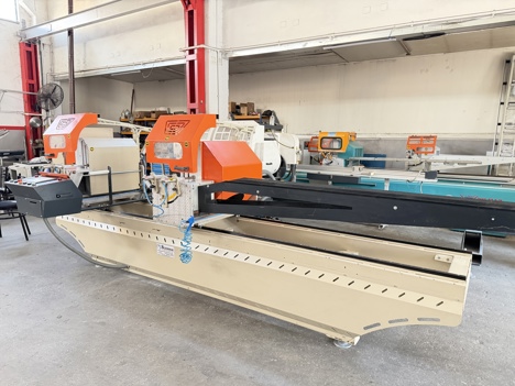 İş Makineleri, Kesme Makinaları (Pvc), Sezermak Marka, Alüminyum Makinaları , Sezermak Alüminyum Çift Kafa Kesim 500 Mm Teste