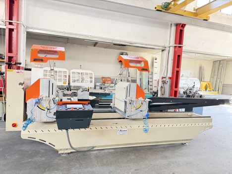 İş Makineleri, Kesme Makinaları (Pvc), Sezermak Marka, Alüminyum Makinaları , Sezermak Alüminyum Çift Kafa Kesim 500 Mm Teste