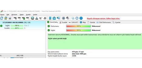Bilgisayar, Hard Disk, Sata Hdd, Seagate St320lm001 320Gb Laptop Hdd İkinci El 400 Tl