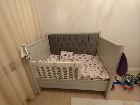 Mobilya, Bebek, Çocuk, Genç Odası, Pierre Cardin , Bebek Yatağı Sabit Yataklı Beşik