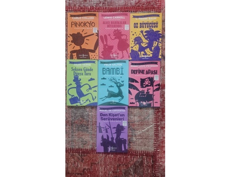 Kitap, Dergi, Çocuk Kitapları, Hikaye Kitap , Çocuk Klasikleri Kitap Seti 7 Kitap