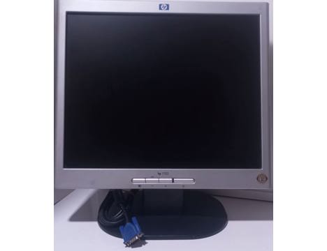 Bilgisayar, Ekran, Lcd Monitör, Hp 1702 17 Lcd Kare Monitör (Sorunsuz,İyi Görüntü)