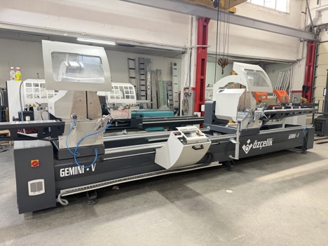 İş Makineleri, Kesme Makinaları (Pvc), Özçelik Marka, Alüminyum Makinaları , Özçelik Gemını V Alüminyum Çift Kafa Kesim ( 550