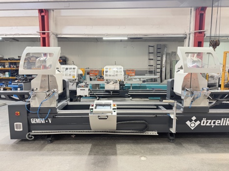 İş Makineleri, Kesme Makinaları (Pvc), Özçelik Marka, Alüminyum Makinaları , Özçelik Gemını V Alüminyum Çift Kafa Kesim ( 550
