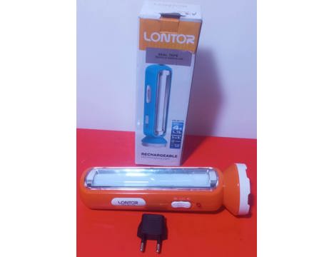 Ev, Bahçe Eşyaları, Diğer Aydınlatma Sistem., Led Işıldak, Lontor 16+6 Led Şarjlı Işıldak Fener (Yeni Gibi)