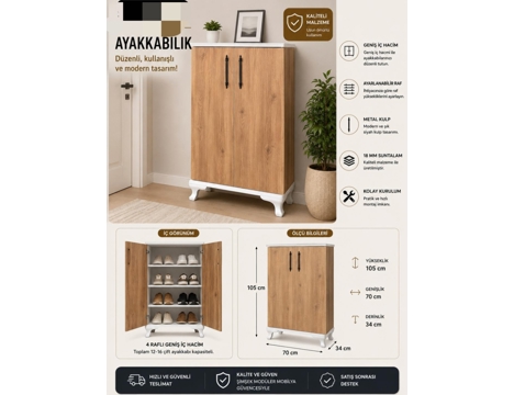 Mobilya, Diğer Mobilyalar, Ayakkabılık Sıfır Sahibinden 2.100 Tl Kayseri