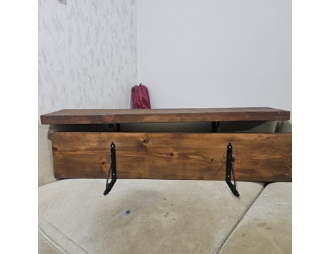 Ev, Bahçe Eşyaları, Duvar Dekorasyon Malzemeleri, Masif Ahşap Raf 2 Adet , İki Set Masif Ahşap Duvar Raf, 120X24 Cm