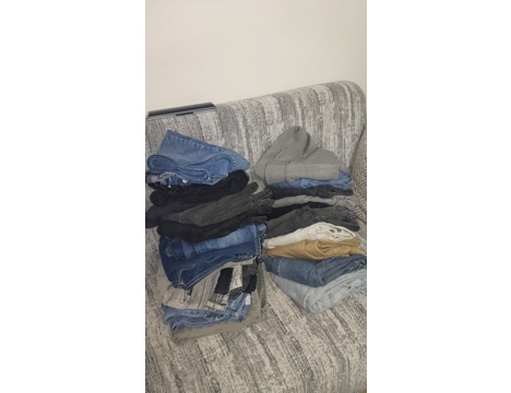 Giyim Eşyası, Erkek Pantolon, 30 31 32, Collezione Erkek Kot Pantolon Seti 23 Adet 3.000 Tl İstanbul