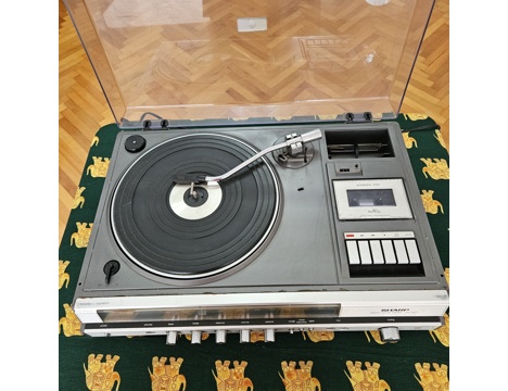 Antika Eşya, Pikap Radyo Kasetçalar, Sharp Sg-100X Vintage Pikap Radyo Seti 2.750 Tl İstanbul