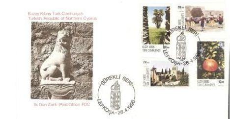Koleksiyon, Pullar, K.K.T.C. 1996 Sürekli Fdc
