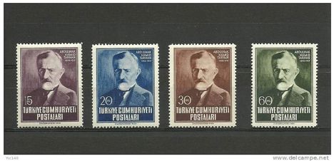 Koleksiyon, Pullar, Damgasız 1952 Abdülhak Hamit Tarhan Serisi
