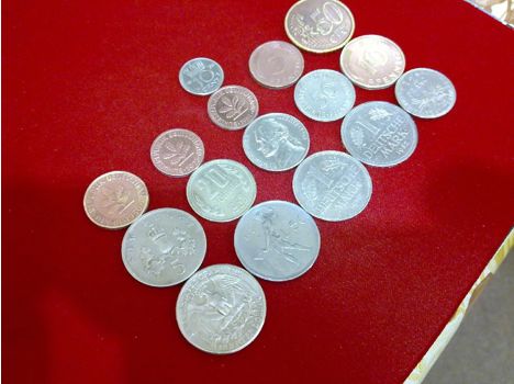 Koleksiyon, Karışık, Madeni Yabancı Paralar Satılık Bunlar Kaçmaz