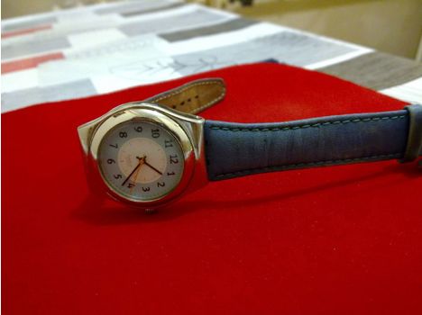 Takılar, Saatler, Swatch Irony Orjinal Deri Kayışlı Saat Mükemmel